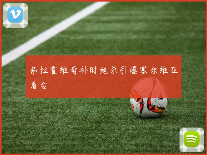 弗拉霍维奇补时绝杀引爆塞尔维亚看台